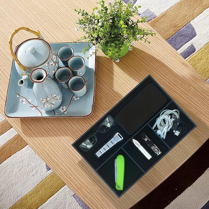 Desktop Glove Box, Nightstand or Dresser Organizer, Valet Tray, Entry Table - Image 10