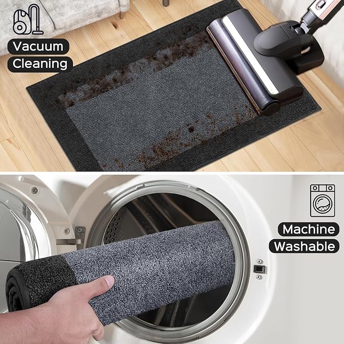 Washable Area Rug 34" x 60", Non Slip Kitchen Rug - Image 4