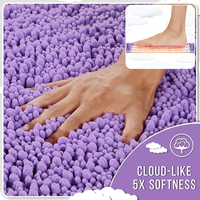 Yimobra Bathroom Rugs Non Slip Washable 32x20 Inch - Image 4
