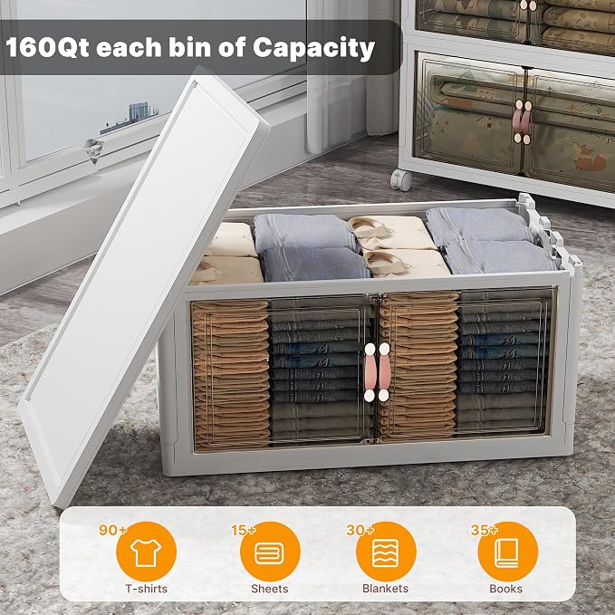 Extra Large Stackable Storage Bins - Image 4