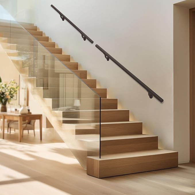 Meranti Aluminum Handrail for Indoor or Outdoor Steps and Stairs – Hand Rails - Image 3