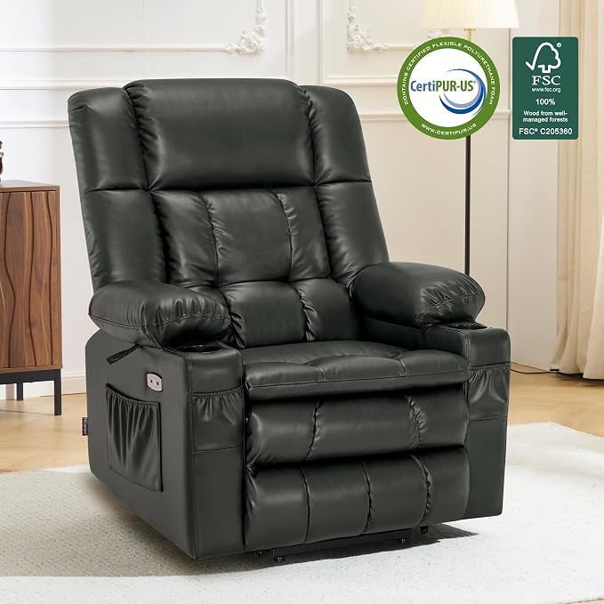 MCombo Dual Motor Large Power Lift Recliner Chair - Image 3