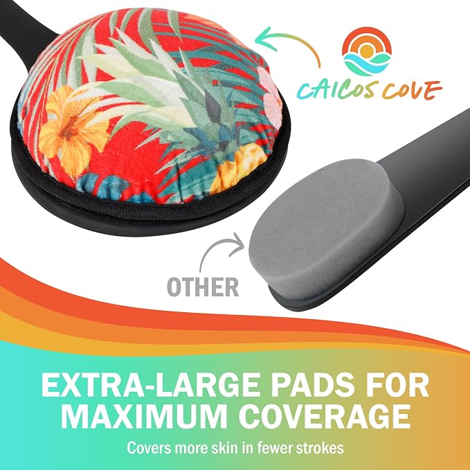 Self Tanning Lotion Applicator for Back – 17" Ergonomic Silicone Handle for - Image 6
