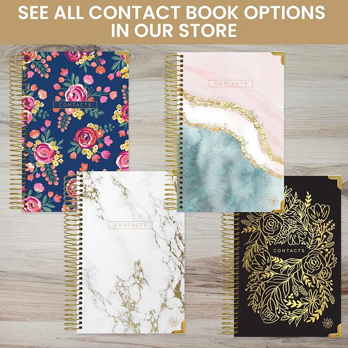 bloom daily planners Hardcover Contacts Address & Password Book - Image 6