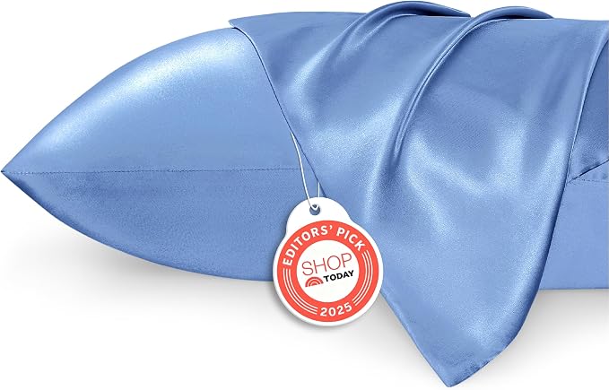 Bedsure Satin Pillowcase 2 Pack Similar to Silk Pillow Cases Standard Size by BEDSURE