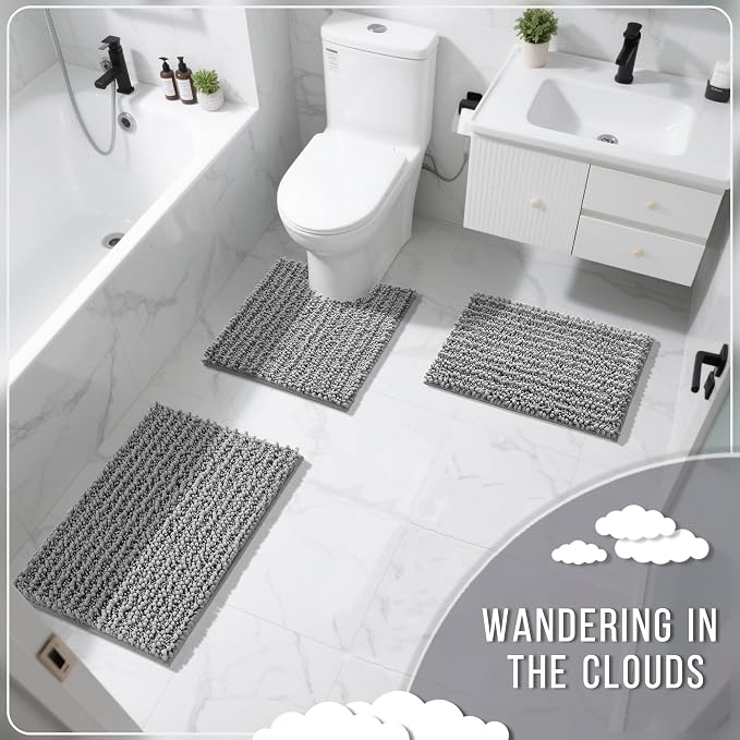 Yimobra Bathroom Rugs Sets 2 Piece - Image 7