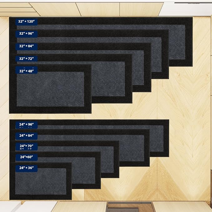 Machine Washable Runner Rug 32" x 120", Non Slip Kitchen Mat - Image 4