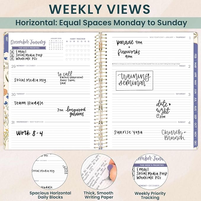 bloom daily planners HARDCOVER 2026 Planner - Field & Grace