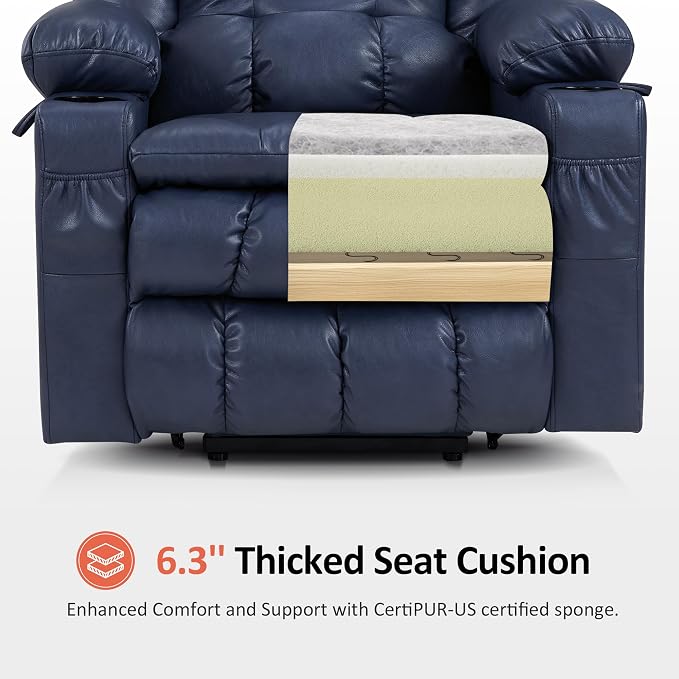 MCombo Dual Motor Large Power Lift Recliner Chair - Image 7