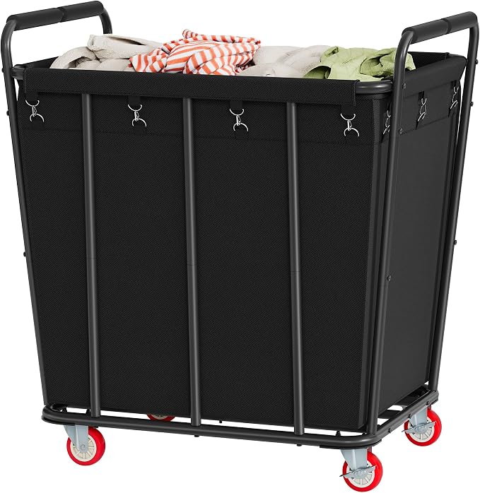 Hoctieon Large Laundry Cart - Field & Grace