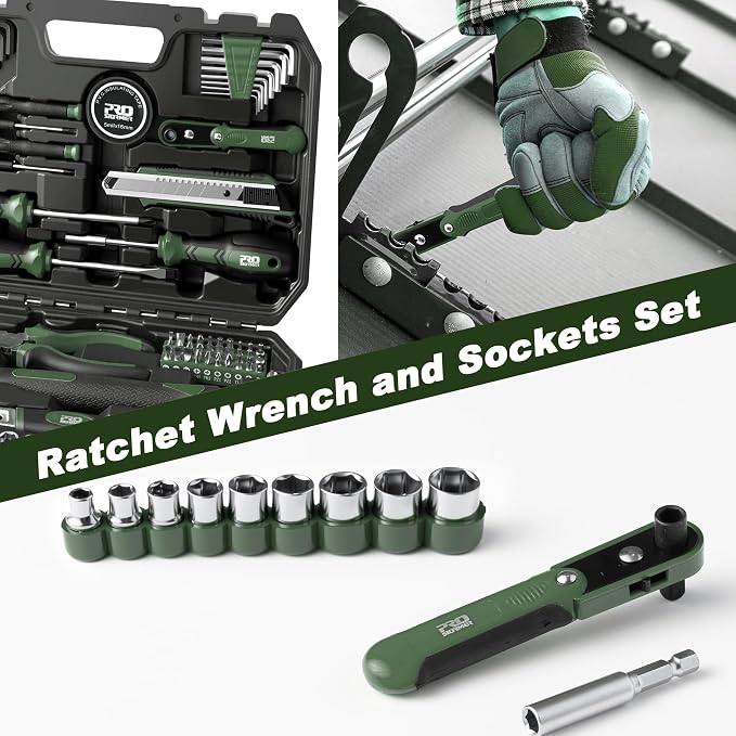 Prostormer 160-Piece Home Repair Tool Set, General Household Hand Tool Kit - Image 5
