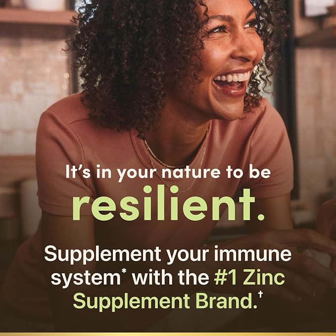 Nature’s Bounty Zinc 50mg, Immune Support & Antioxidant Supplement, Promotes - Field & Grace