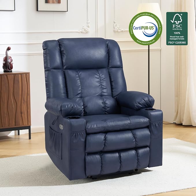 MCombo Dual Motor Large Power Lift Recliner Chair - Image 3