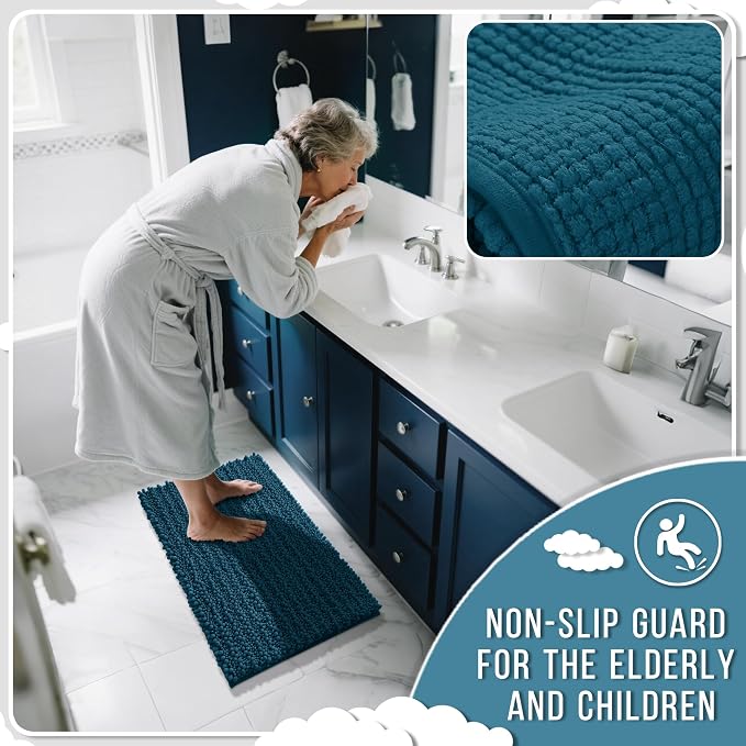 Yimobra Long Bathroom Rugs Non Slip Washable 44x24 Inch - Image 6