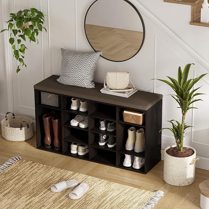 DINZI LVJ Shoe Storage Bench - Image 6