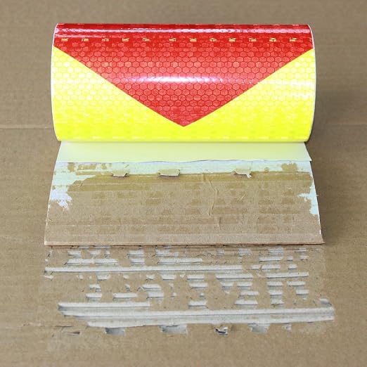 Reflective Tape 8 inch X 10 feet, Outdoor Waterproof Hazard Conspicuity Safety - Image 2