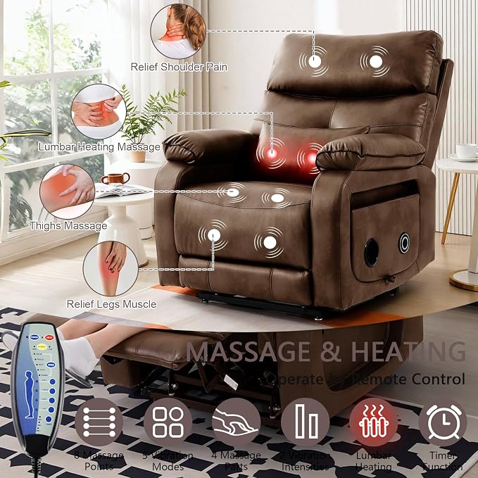 Dual Motor Power Lift Recliner Chair - Image 5