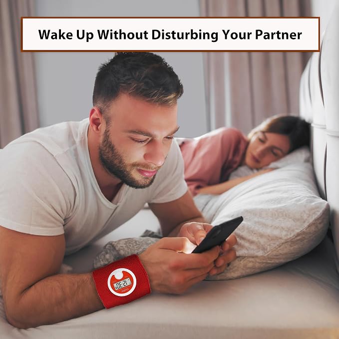 Coolfire - Vibrating Alarm Clock Sweatband, Silent Wake Yourself Up Wristband - Image 2
