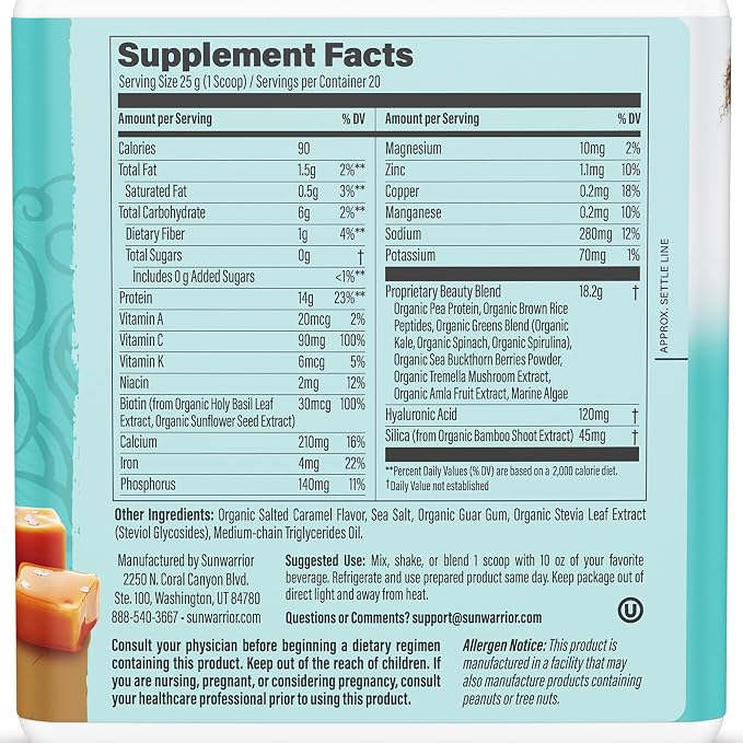 Vegan Collagen Protein Powder for Women Silica Plant Based Collagen Powder - Image 2