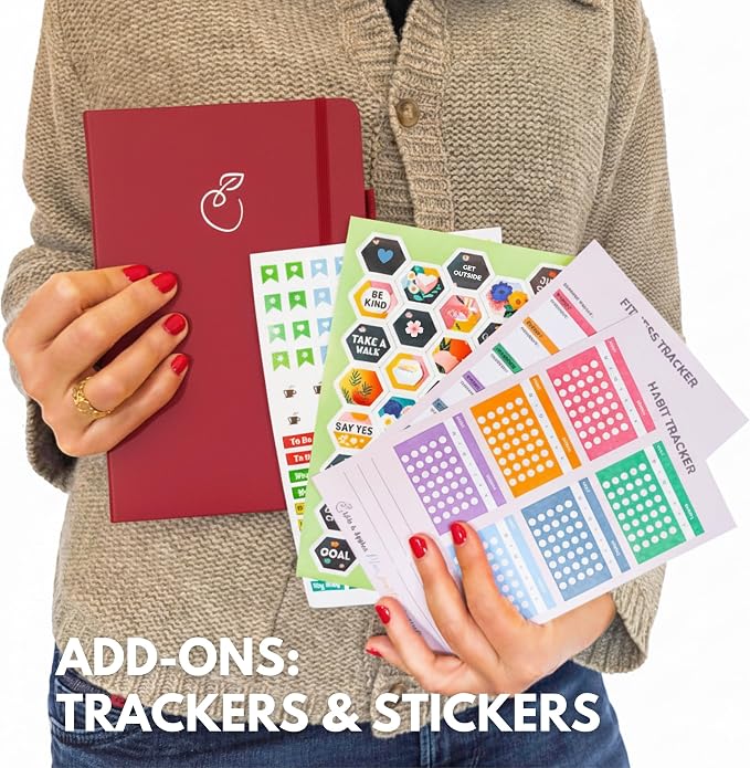 Life & Apples Wellness Journal Planner – Food Log, Fitness Tracker, Habit - Image 6