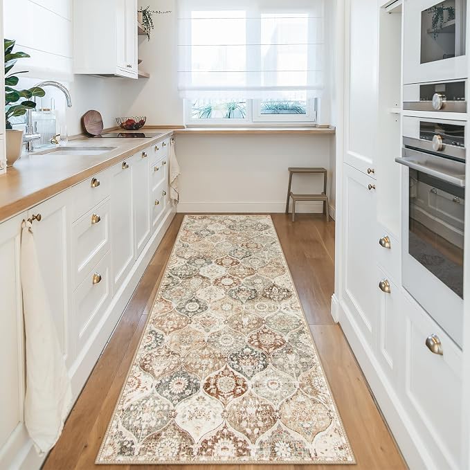 Lahome Moroccan Trellis Hallway Runner Rug, 2x6 Kitchen Runner Rugs Non Skid - Image 5