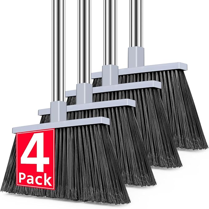 PBHEPJ Broom, 4 Pack Outdoor Broom - Field & Grace
