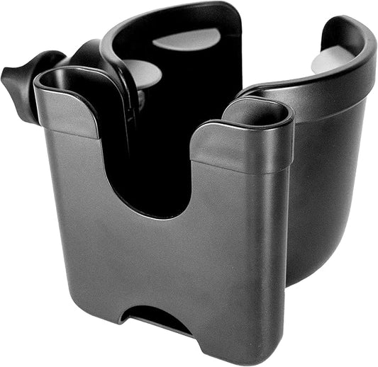 Stander Universal Cup Holder Accessory, Adjustable Drink and Phone Storage by Stander