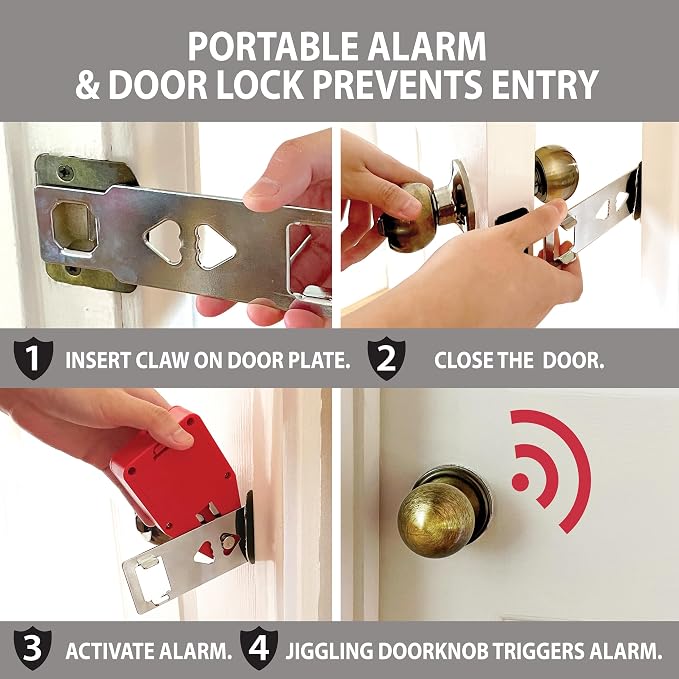Goldy Lock Portable Alarm and Hotel Door Lock - Image 2