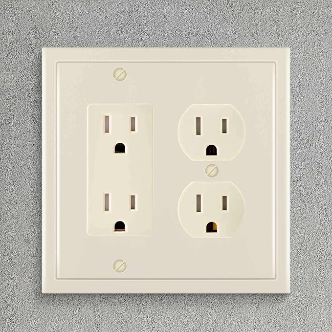 Henne Bery Modern Edge Decorative Wall Plate Switch Plate Outlet Cover - Image 4