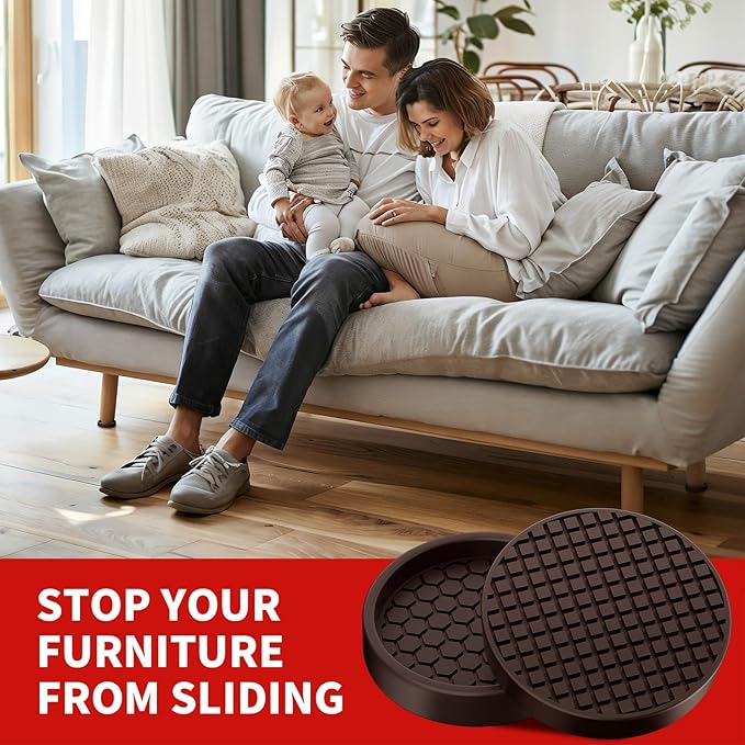 Ezprotekt Non Slip Furniture Pads, Anti Skid Furniture Coasters - Image 3