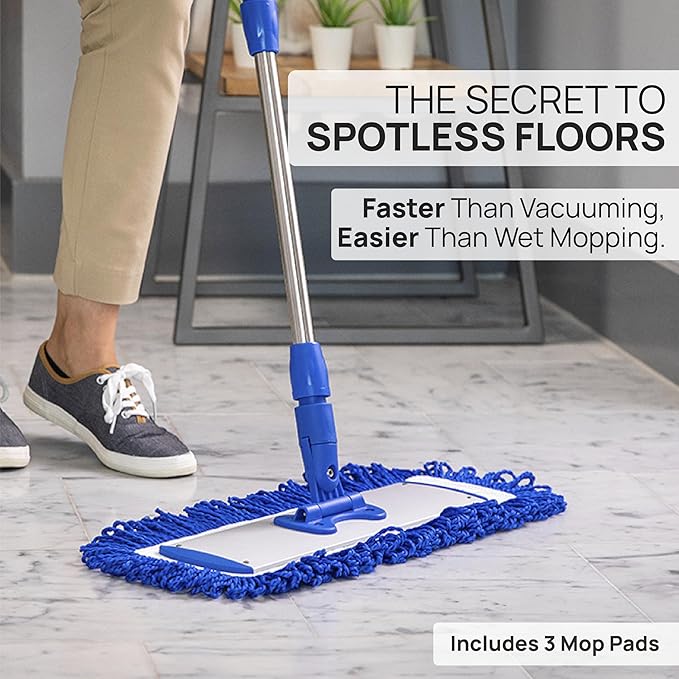 18” Pro Microfiber Hardwood Floor Mop - Image 6