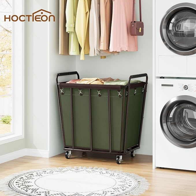 Hoctieon Large Laundry Cart - Field & Grace