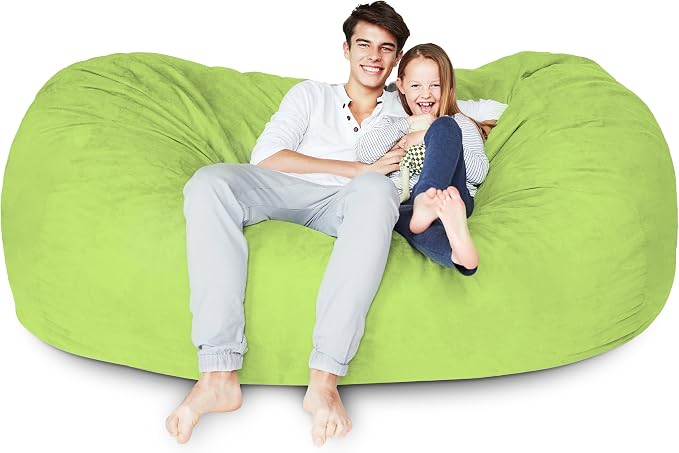 Lumaland Luxurious Giant 7ft Bean Bag Chair - Image 4