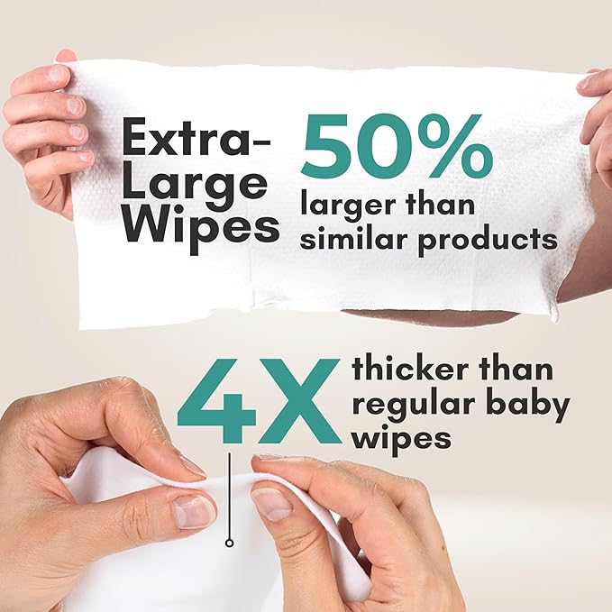 Nurture XL Ultra Thick Body Wipes - Image 7