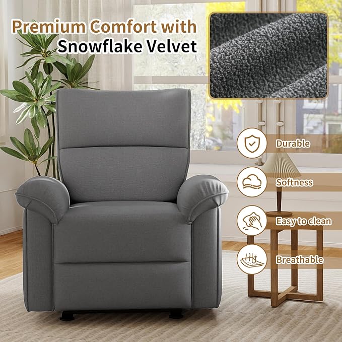 Wall Hugger Power Recliner Chair, Zero Wall Electric Recliner Chairs - Image 7