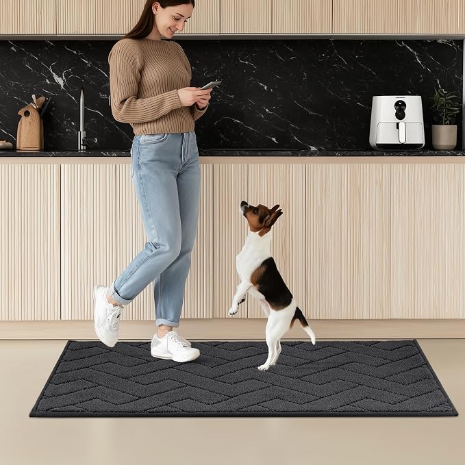 Machine Washable Kitchen Rugs 24" x 70", Non-Slip Kitchen Runner Rugs Mats - Image 5