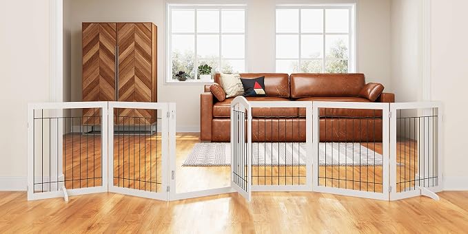 PAWLAND 144-inch Extra Wide 30-inches Tall Dog gate by PAWLANDPetSupplies