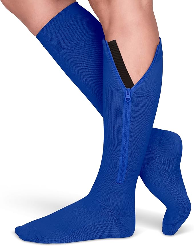TheraMagic® Zipper Compression Socks by Theramagic