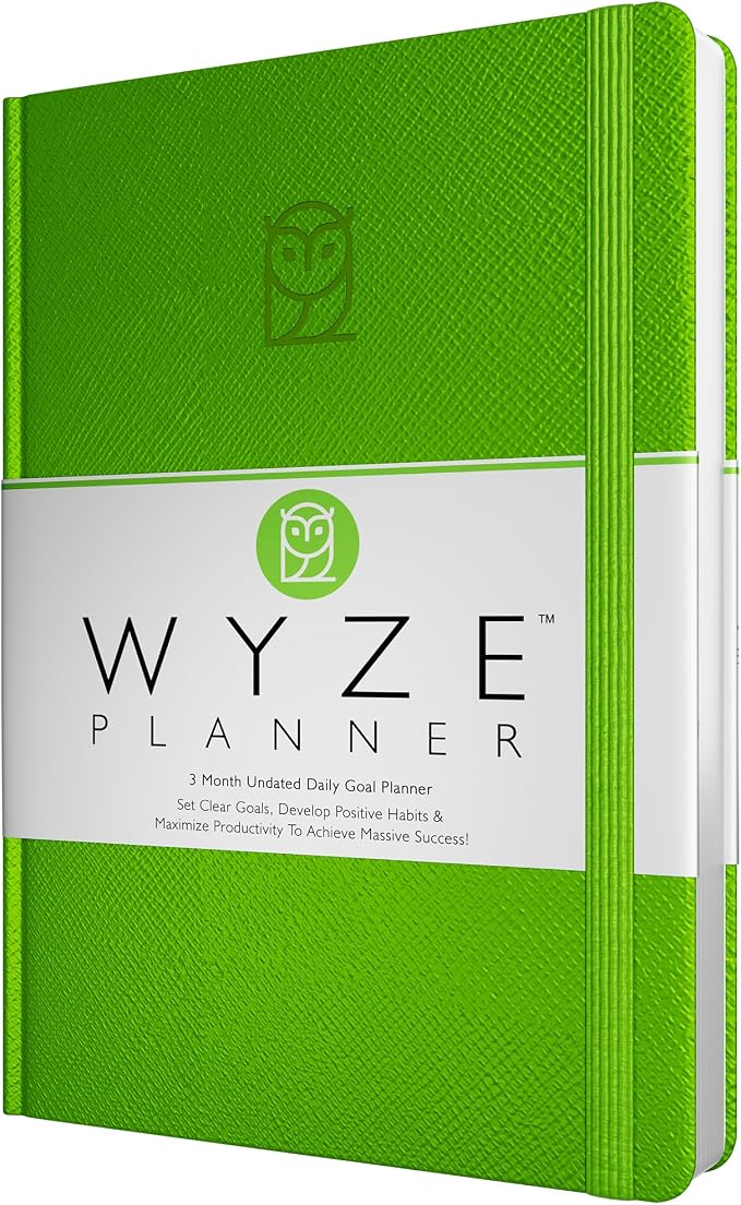 Undated Daily Planner – 3-Month A5 Productivity Organizer by WYZEPLANNER