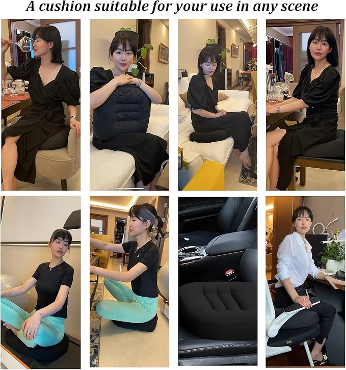 WSGJHB Seat Cushions for Office Chairs, Desk Chair Cushion for Long Sitting - Image 2
