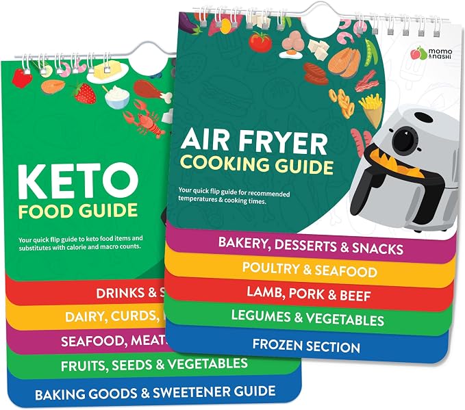Air Fryer & Keto Cookbook Magnets by MomoNashi