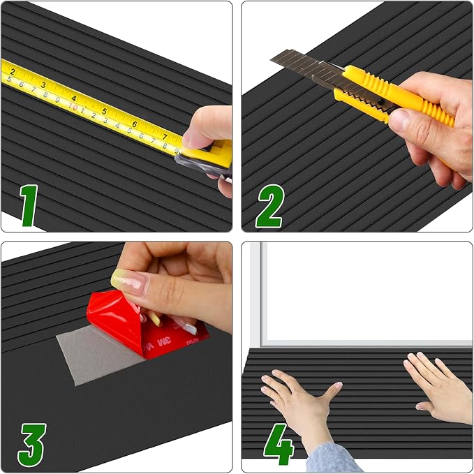 0.8" Rise Threshold Ramps for Doorways, 2000 Lbs Load Capacity, 35.5" Wide - Image 9
