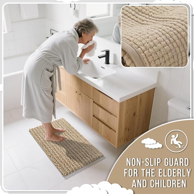 Yimobra Bathroom Rugs Non Slip Washable 32x20 Inch - Image 6
