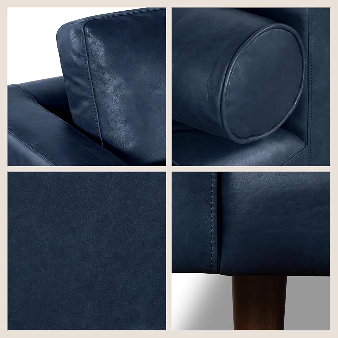 Poly & BARK Napa 88.5" Leather Sofa – Full-Grain Italian-Tanned Aniline Leather - Image 6