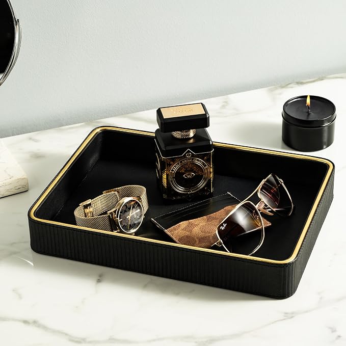 Perfume Tray Valet Tray Night Stand Organizer| Perfume Organizer Catchall - Image 8