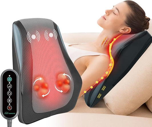 Snailax Back Massager for Back Pain Deep Tissue, Shiatsu Lower Back Neck by Snailax