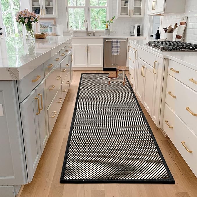 Artoid Mode Washable Non Skid Kitchen Rugs and Mats Doormat, Absorbent Door Mat - Image 2