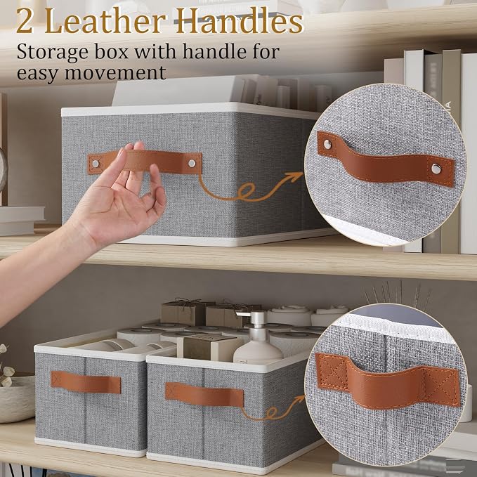 OUTBROS Cube Storage Unit Boxes, Foldable Bins - Image 4