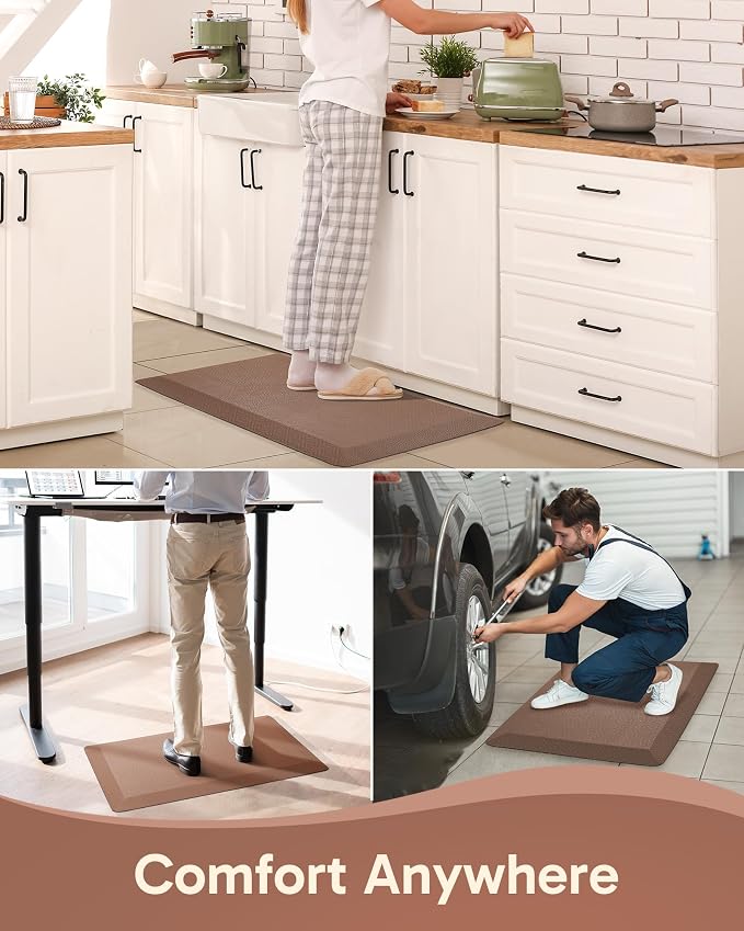 Ophanie Kitchen mats for Floor, 3/4 inch Thick, Kitchen Rugs, 20x48 Anti - Image 8