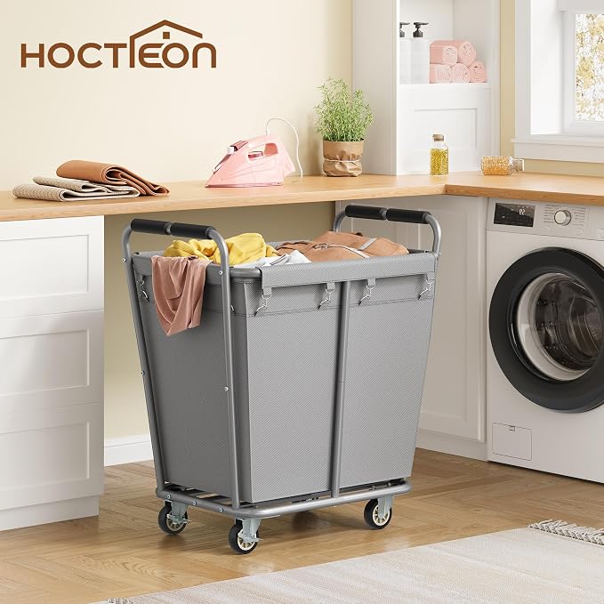 Hoctieon Large Laundry Cart - Field & Grace
